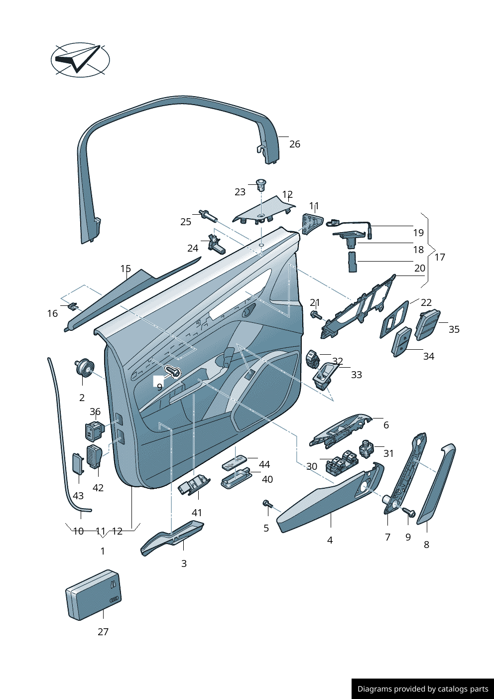 Car part diagram