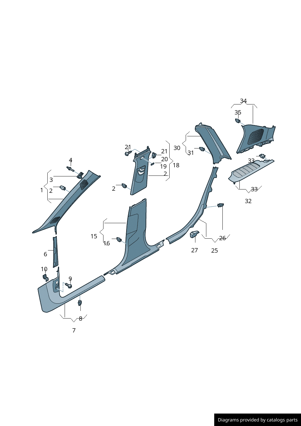 Car part diagram