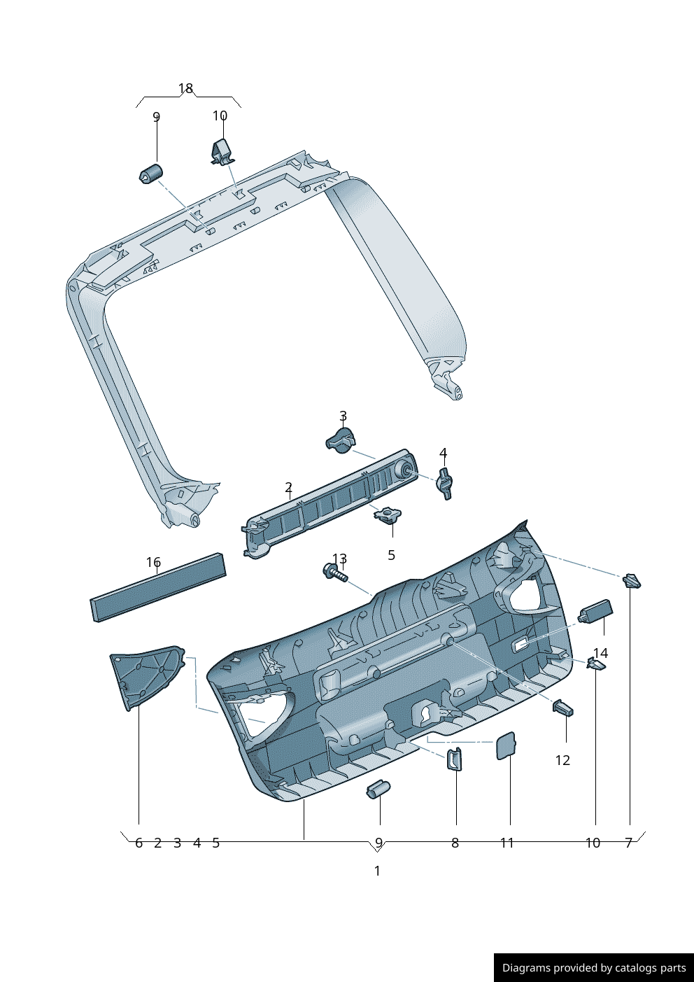 Car part diagram
