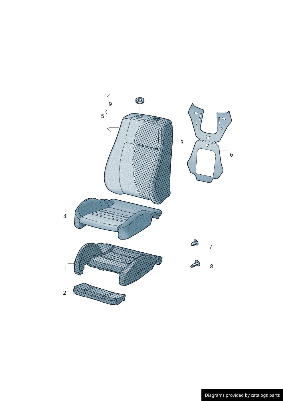 Car part diagram
