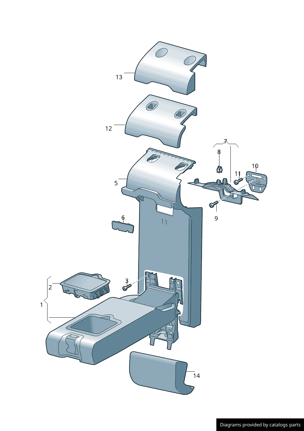 Car part diagram
