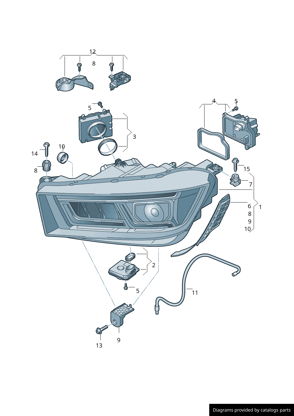 Car part diagram