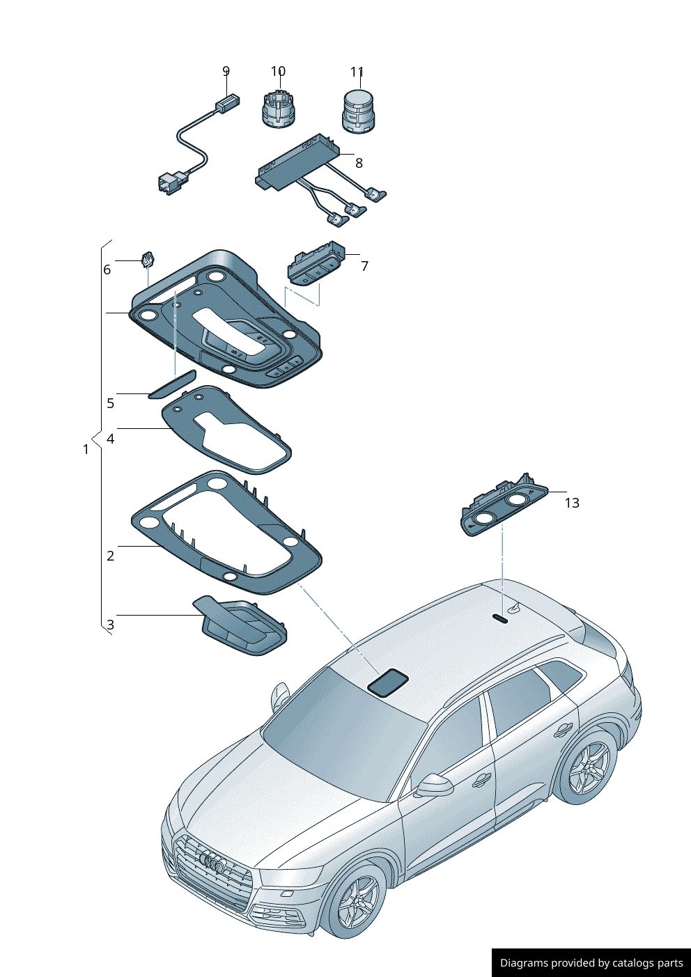 Car part diagram