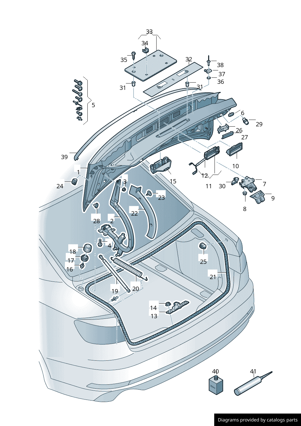 Car part diagram
