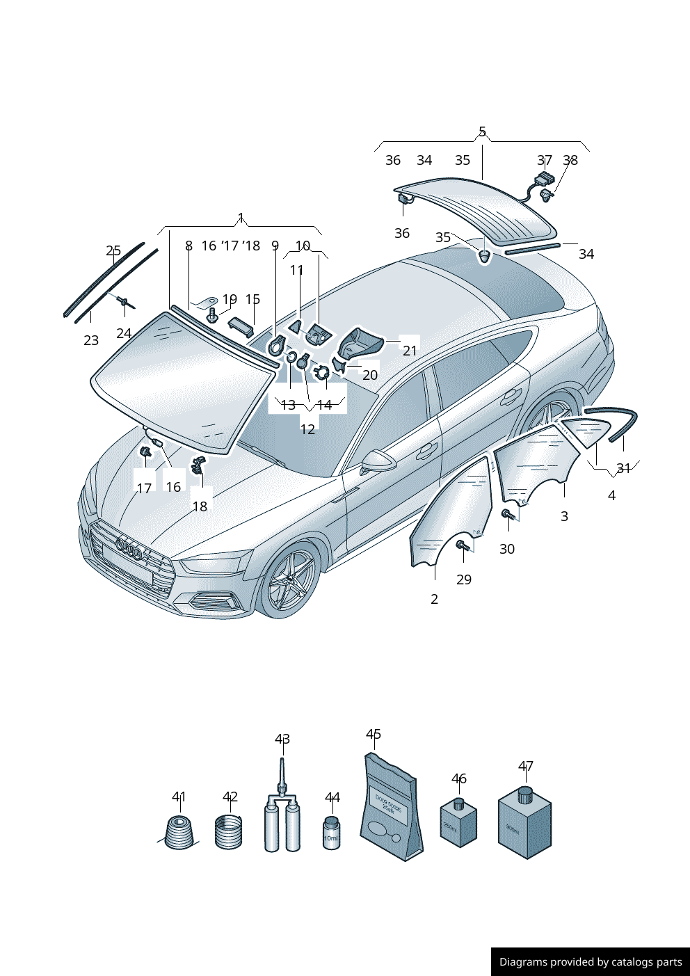 Car part diagram
