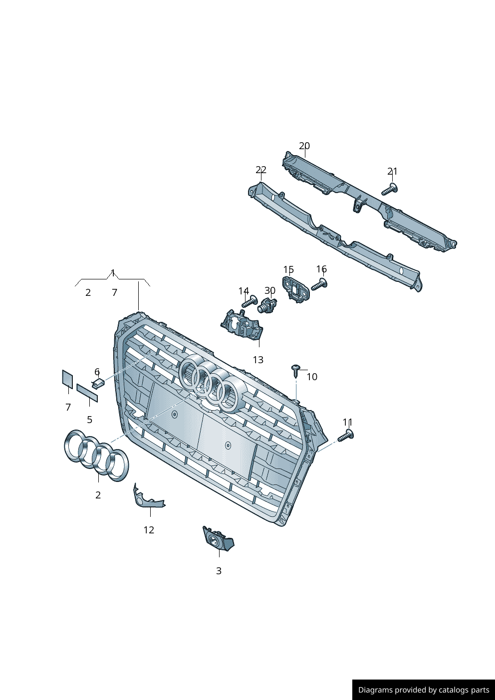 Car part diagram