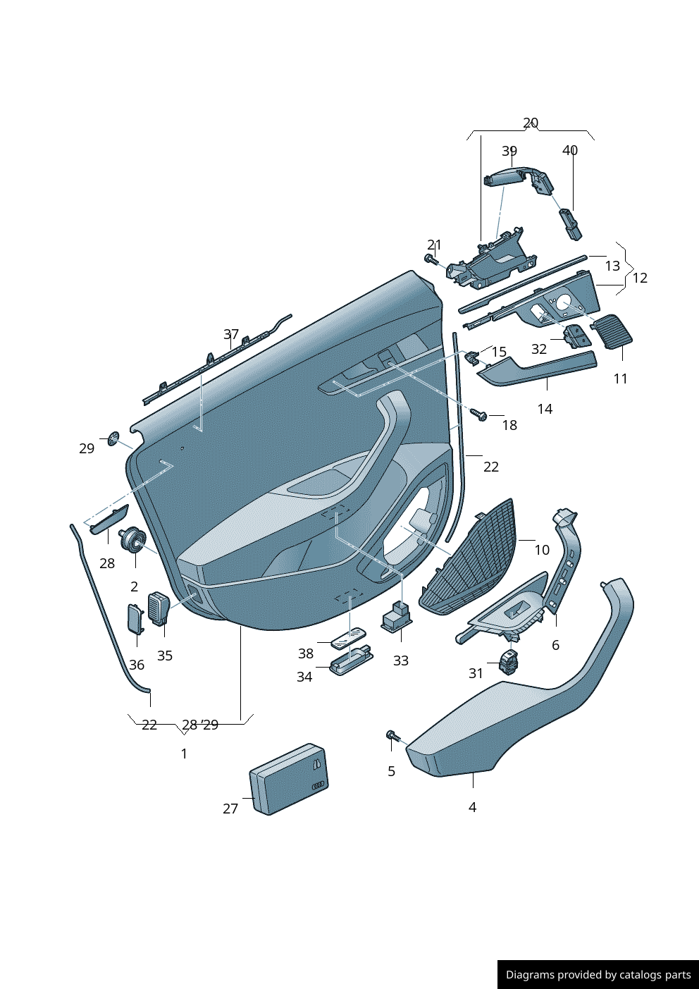Car part diagram