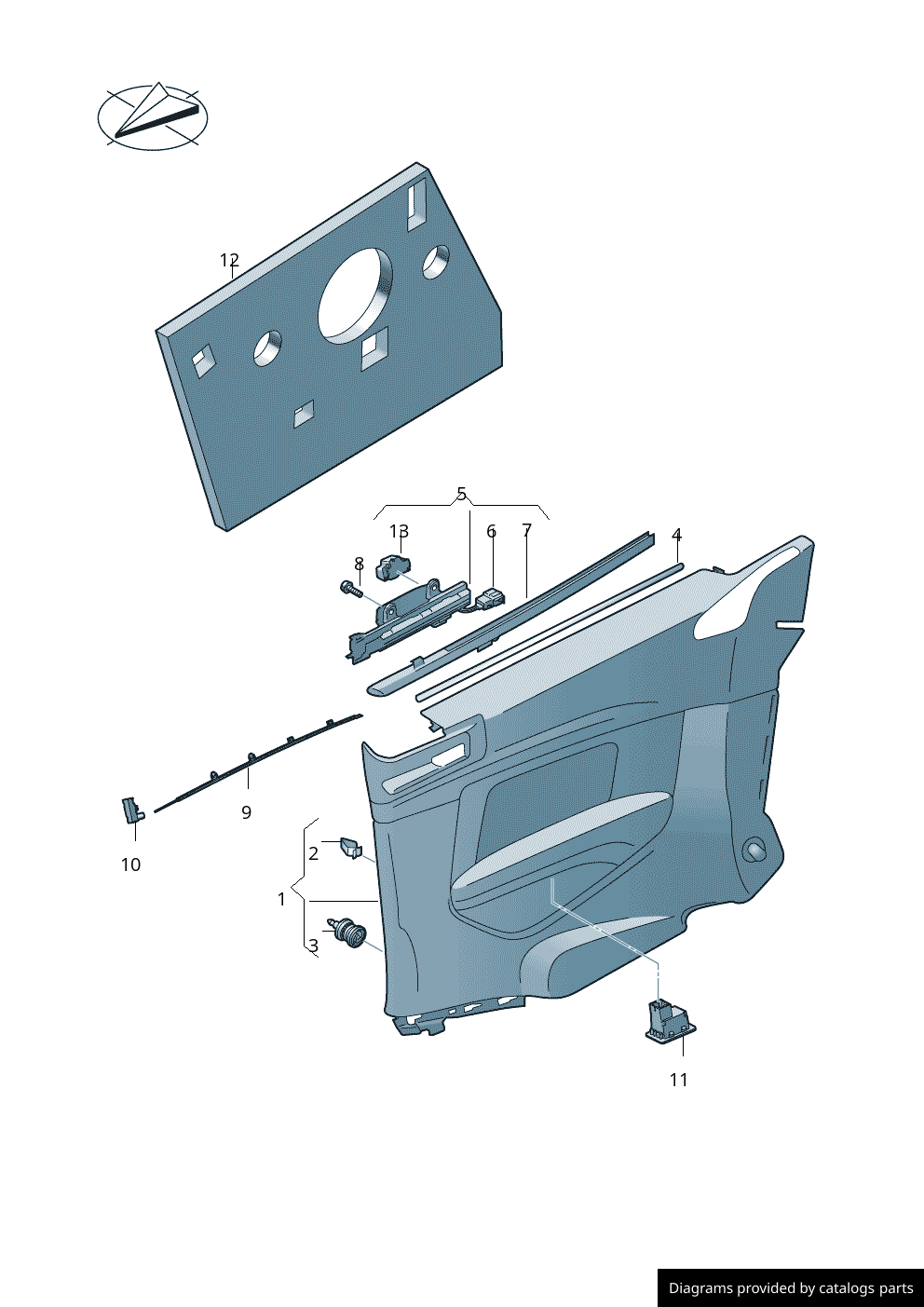 Car part diagram