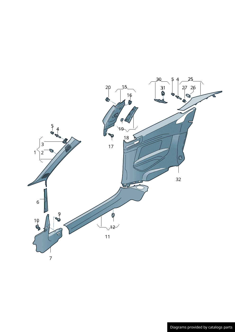 Car part diagram