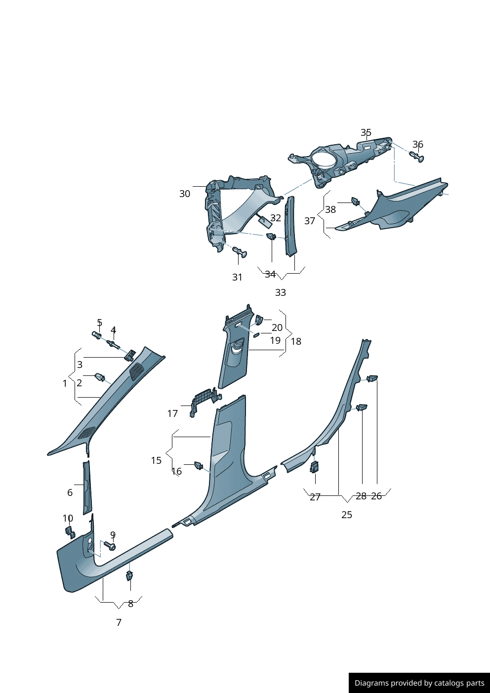 Car part diagram