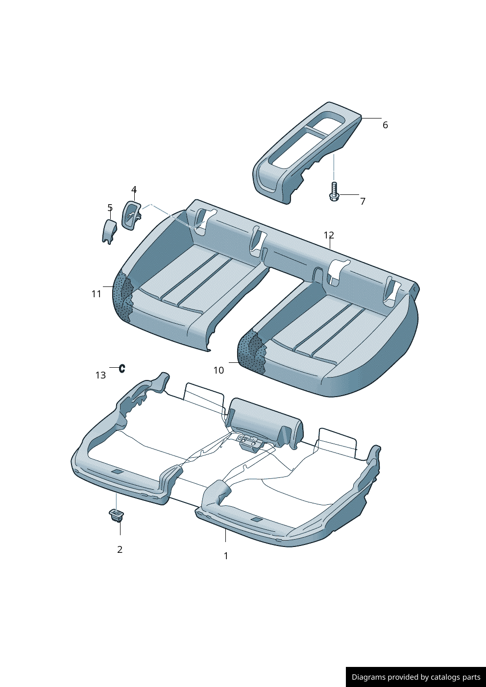 Car part diagram