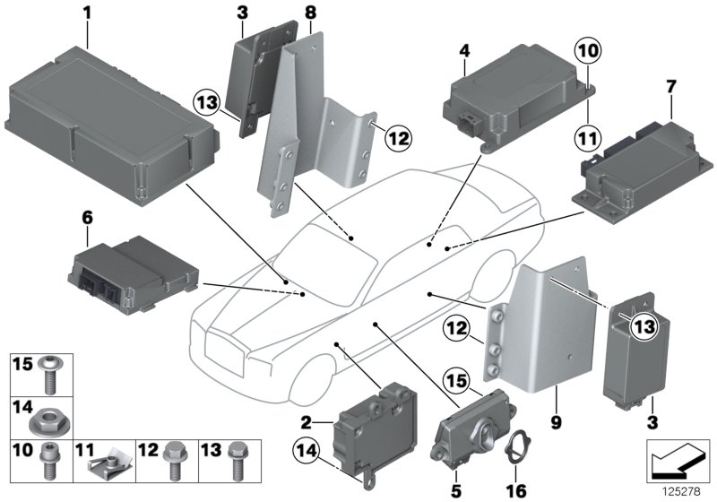 Car part diagram