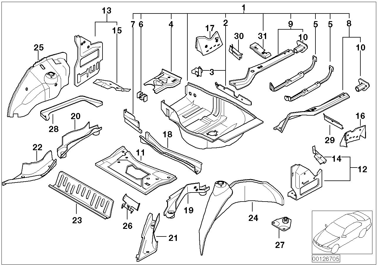 Car part diagram