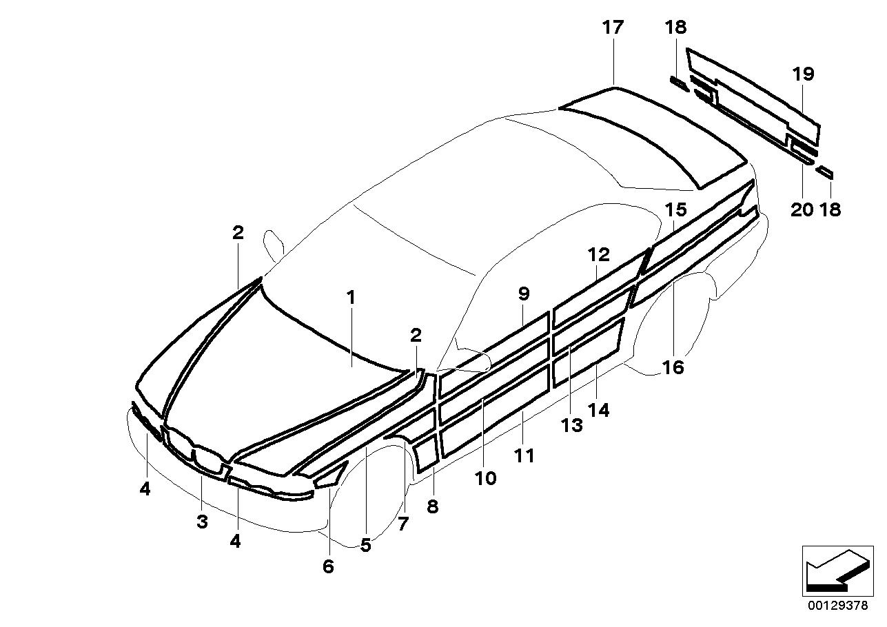 Car part diagram