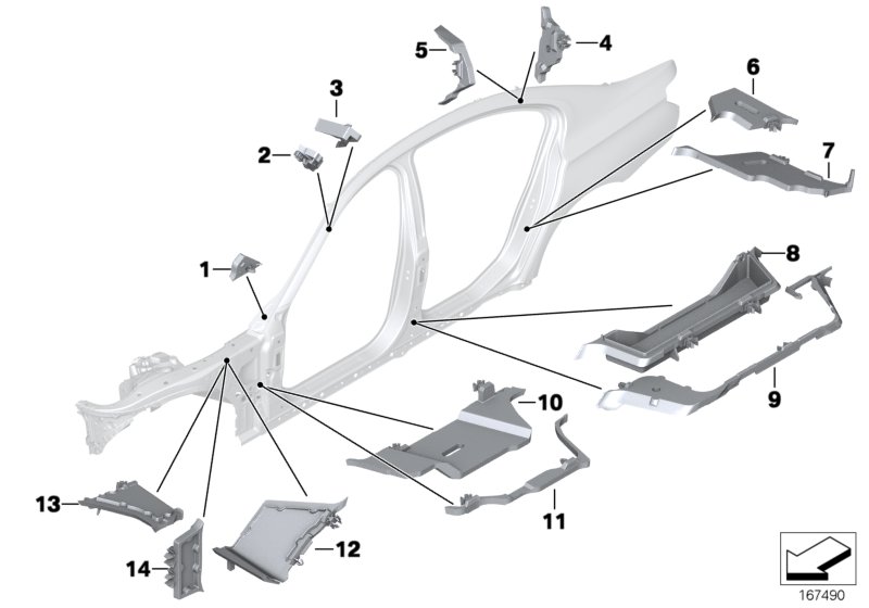 Car part diagram