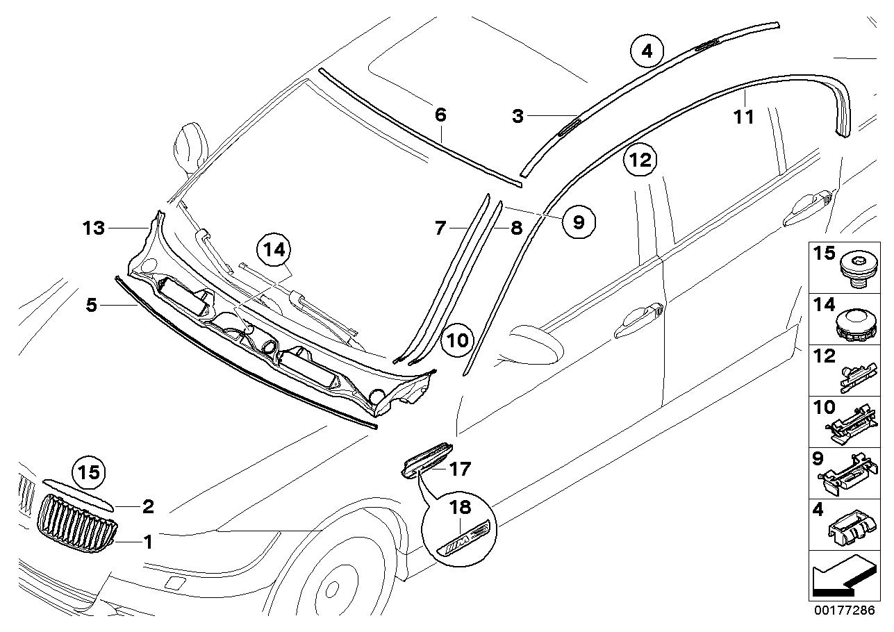 Car part diagram