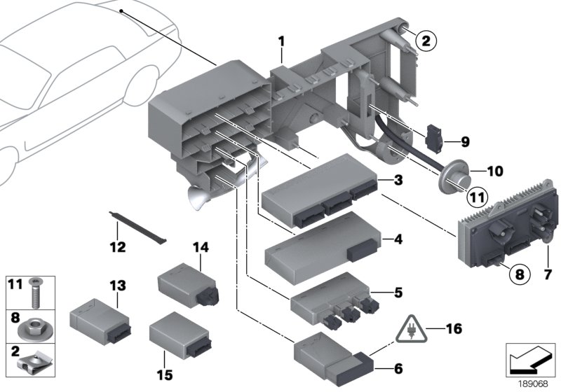 Car part diagram