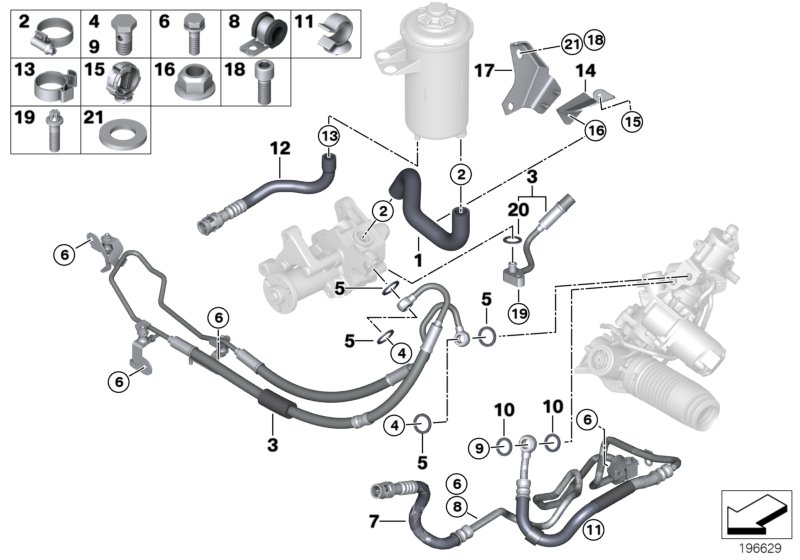 Car part diagram