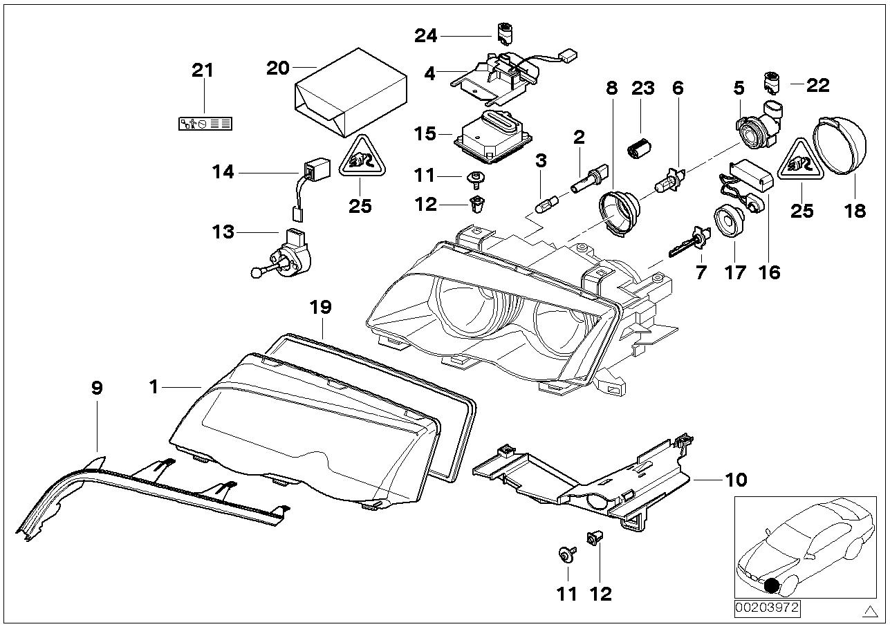Car part diagram