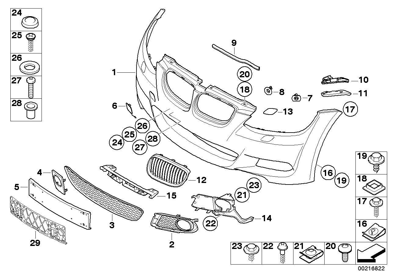 BMW Support, Fog Lamp Right 51118043230 - LLLParts