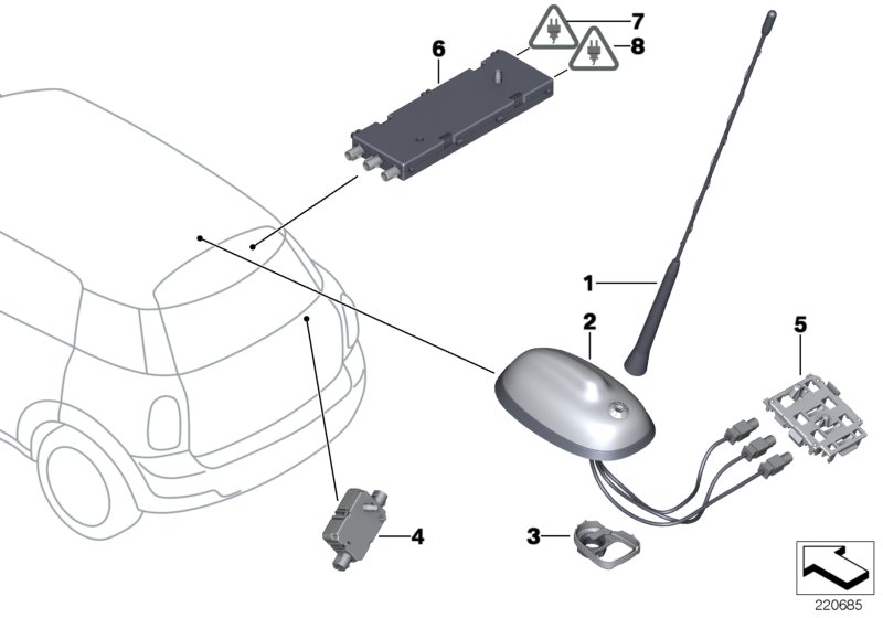 Car part diagram