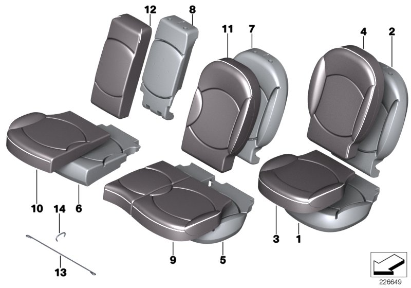 Car part diagram