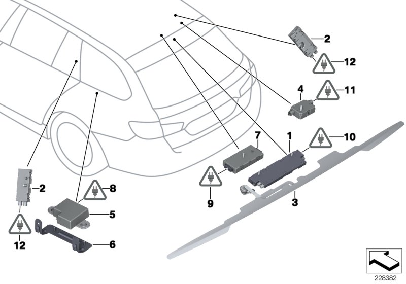 Car part diagram