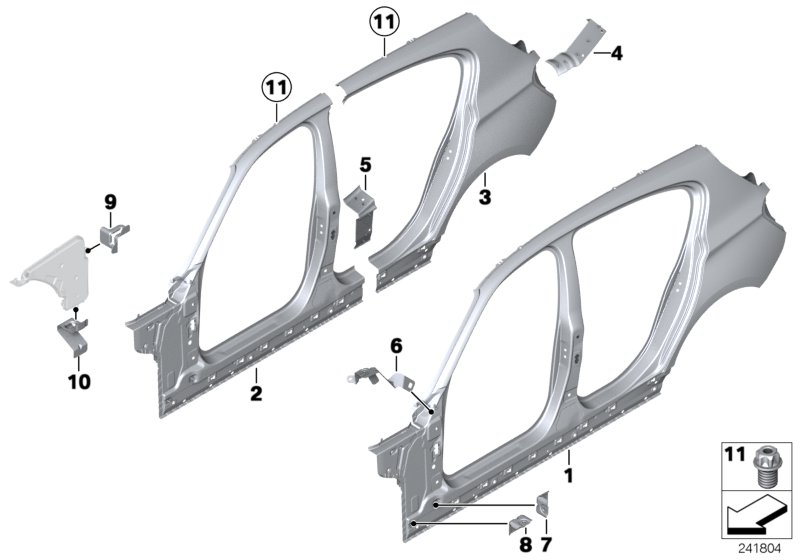 Car part diagram