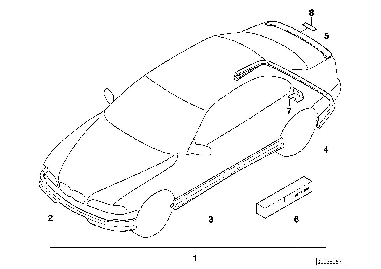 Car part diagram