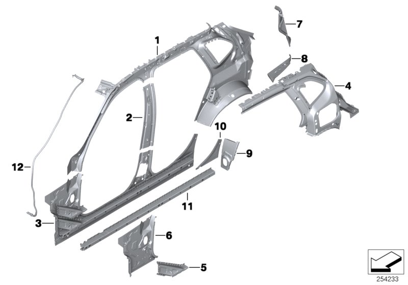 Car part diagram
