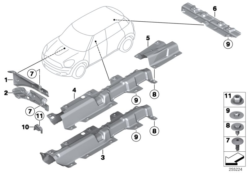 Car part diagram