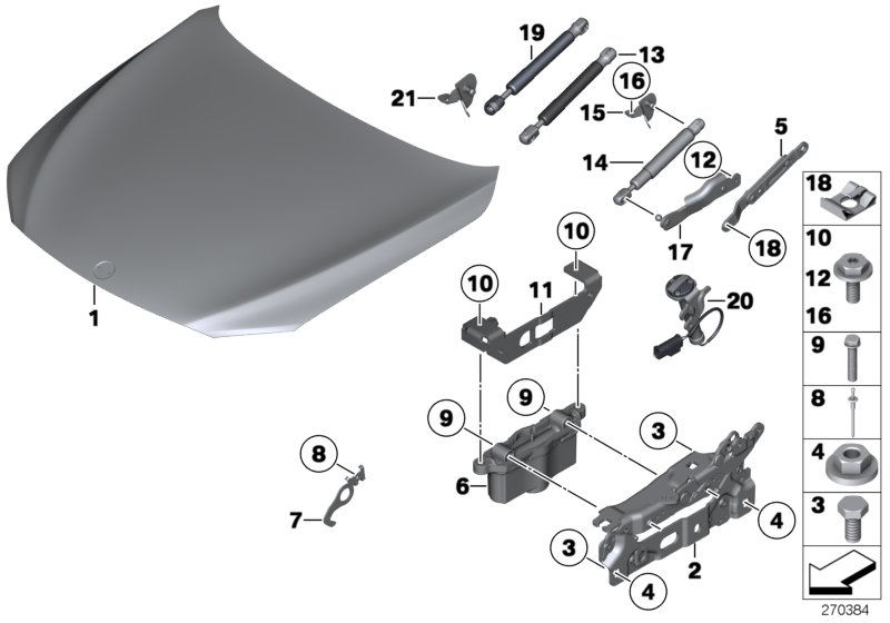 Car part diagram
