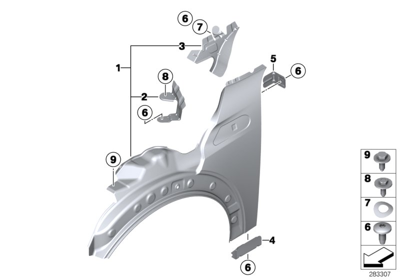 Car part diagram