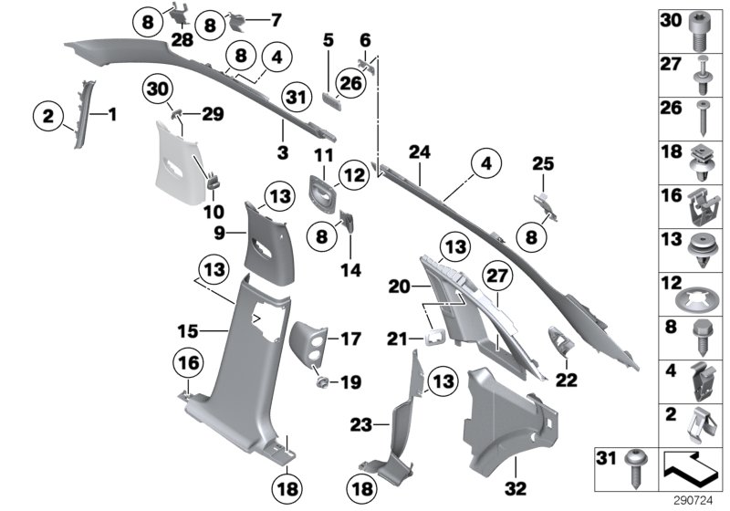 Car part diagram