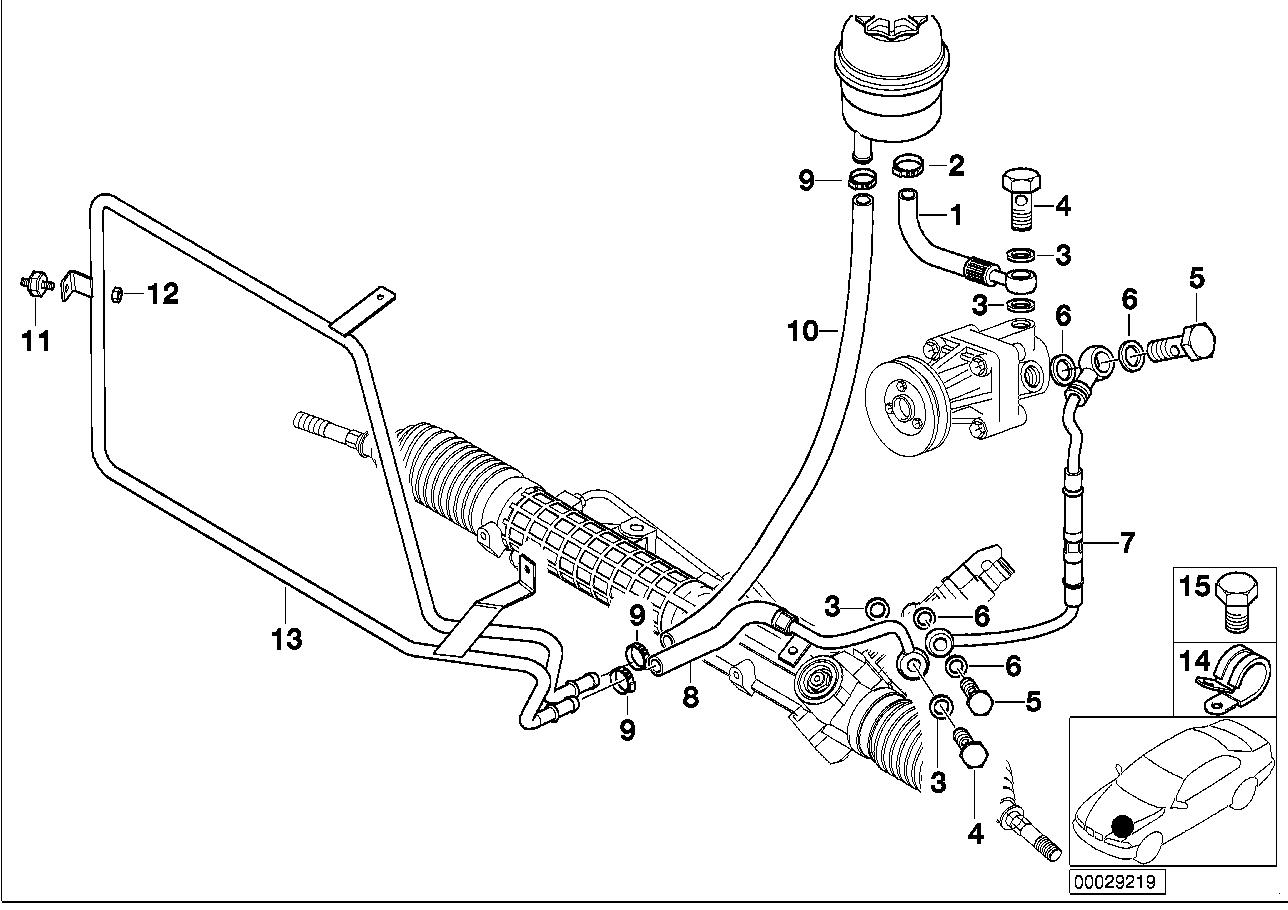 BMW Pressure Hose Assy 32412227680 - LLLParts