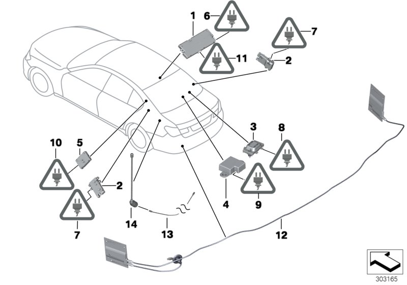 Car part diagram