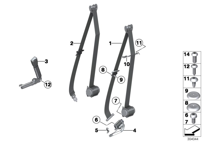 Car part diagram