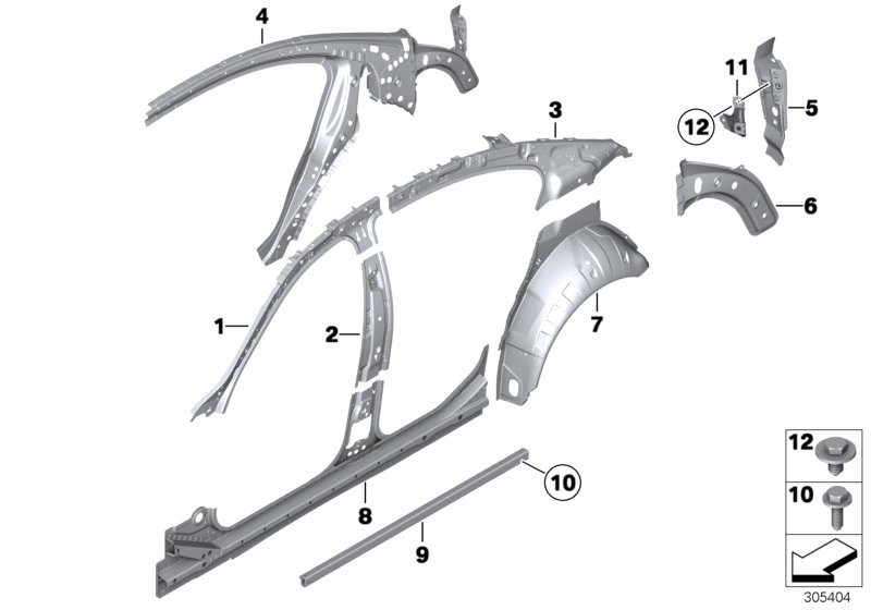 Car part diagram