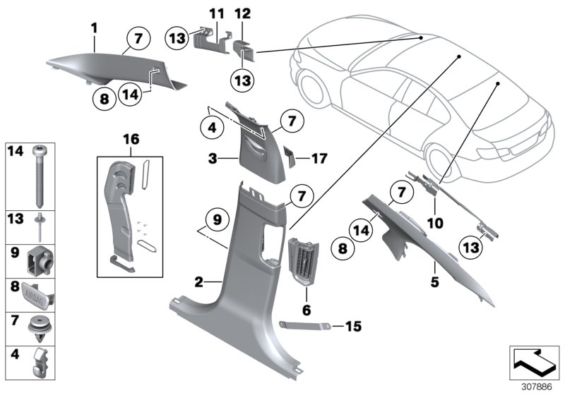 Car part diagram