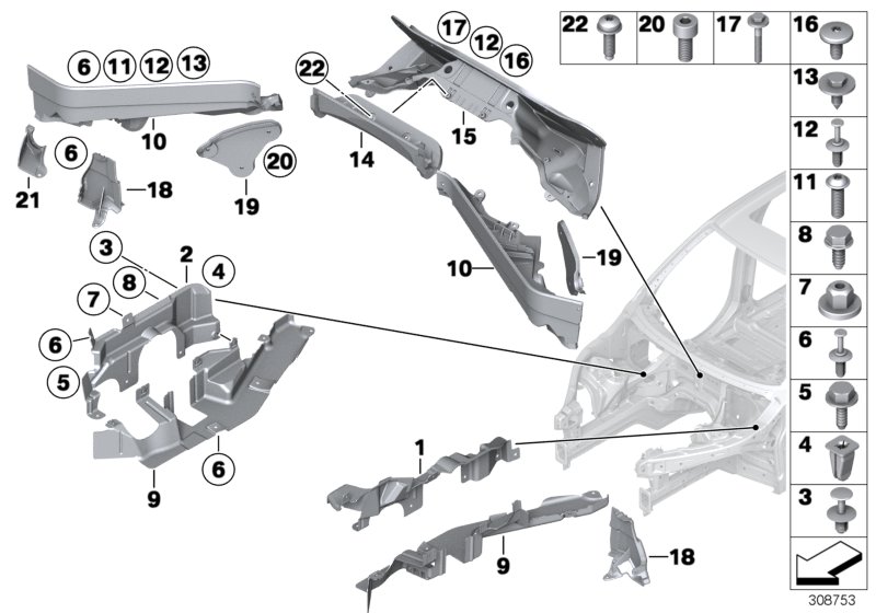 Car part diagram