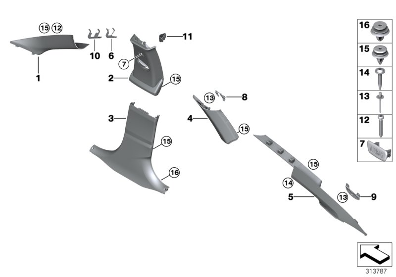 Car part diagram