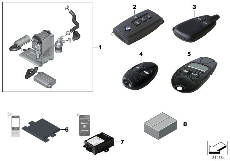 Car part diagram