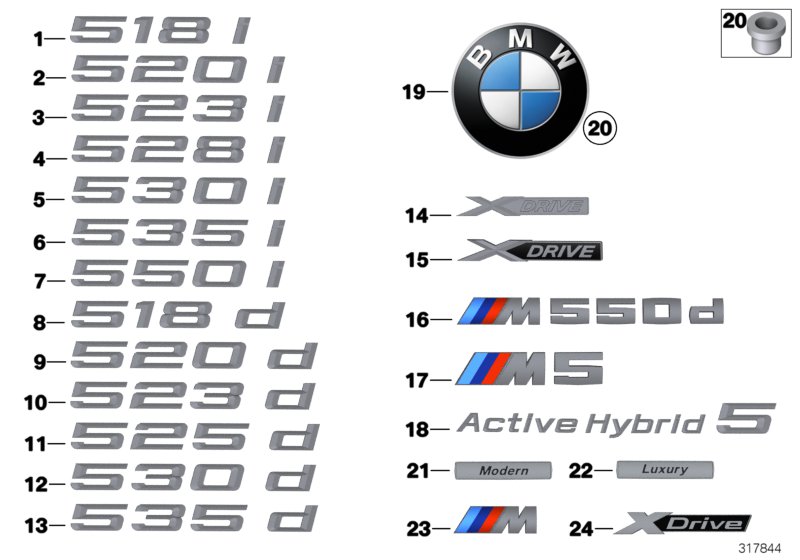 Car part diagram
