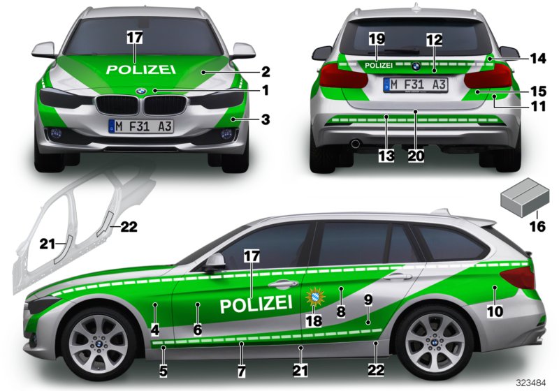 Car part diagram