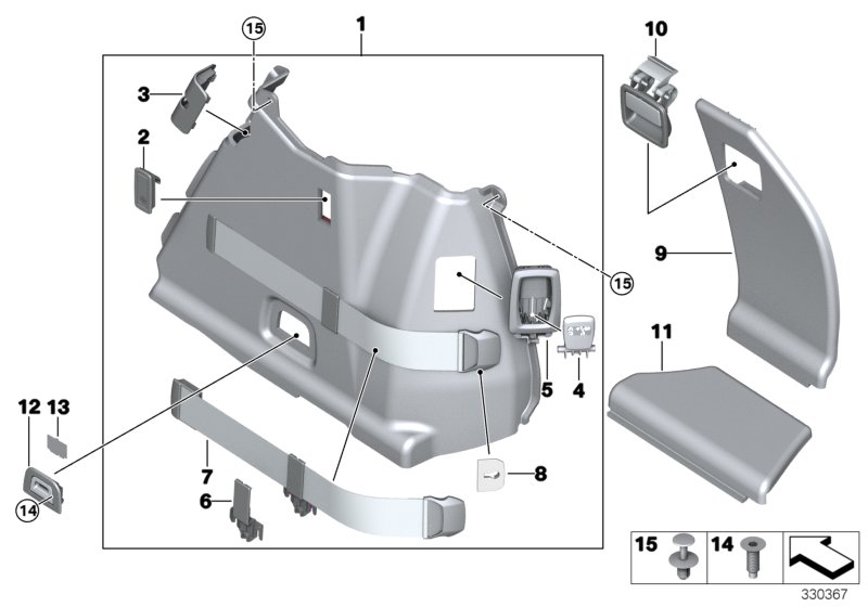 Car part diagram