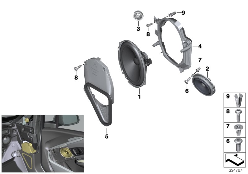 Car part diagram