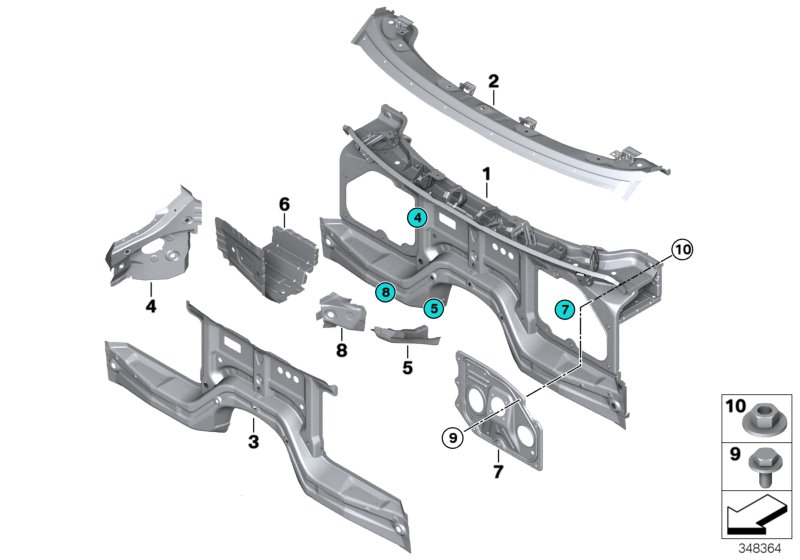 Car part diagram