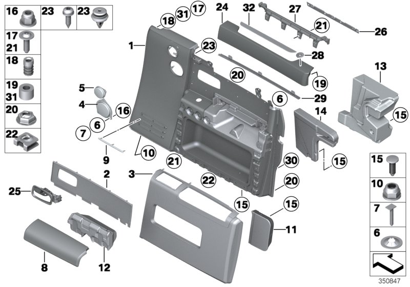 Car part diagram