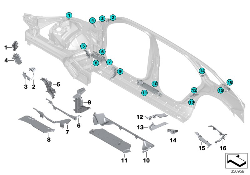 Car part diagram
