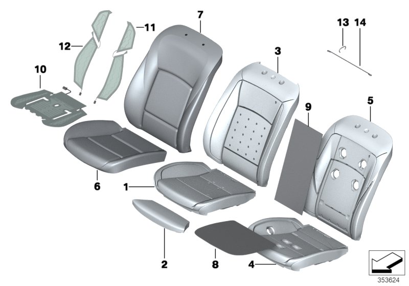 Car part diagram